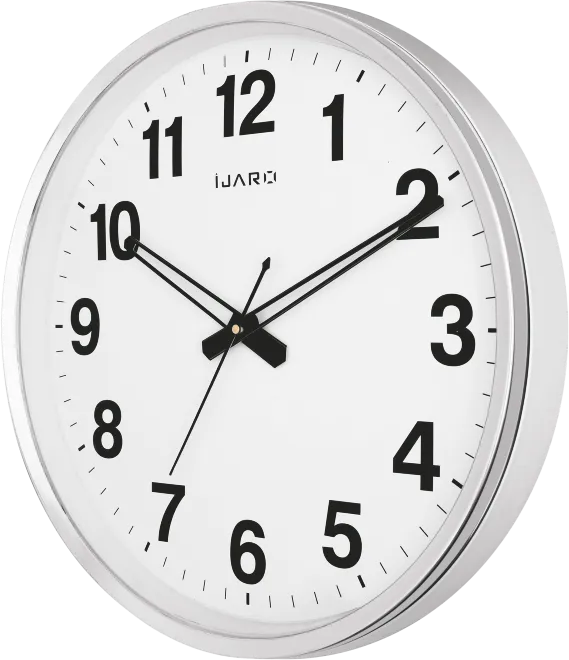 White Office Quartz Wall Clock