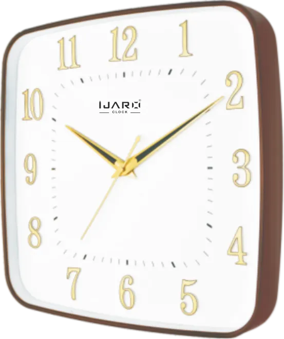 Modern No. Square Plastic Wall Clock