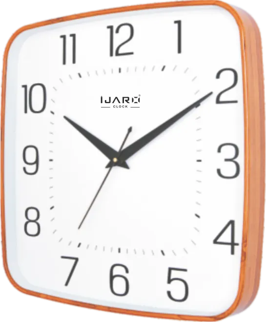 Slim Square Plastic Wall Clock