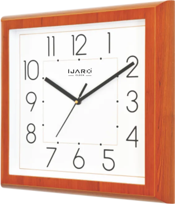 3D Square Plastic Wall Clock