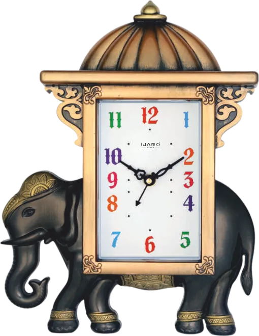 Elephant Design Table Clock