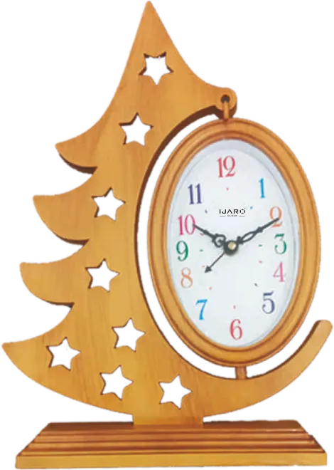 Tree Shape Table Clock